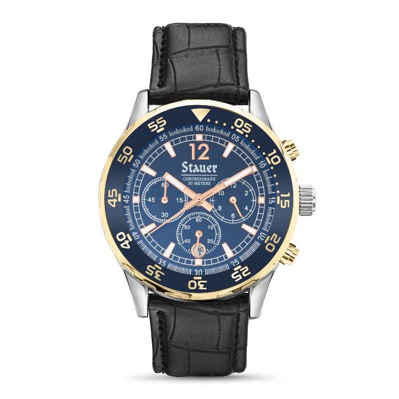 Midnight Blue Chronograph Watch
